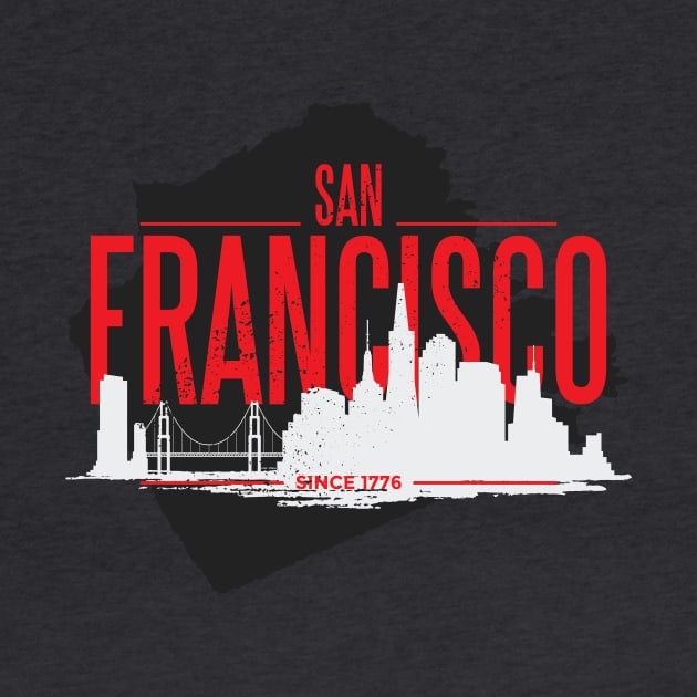 San Francisco Skyline Desing by LR_Collections